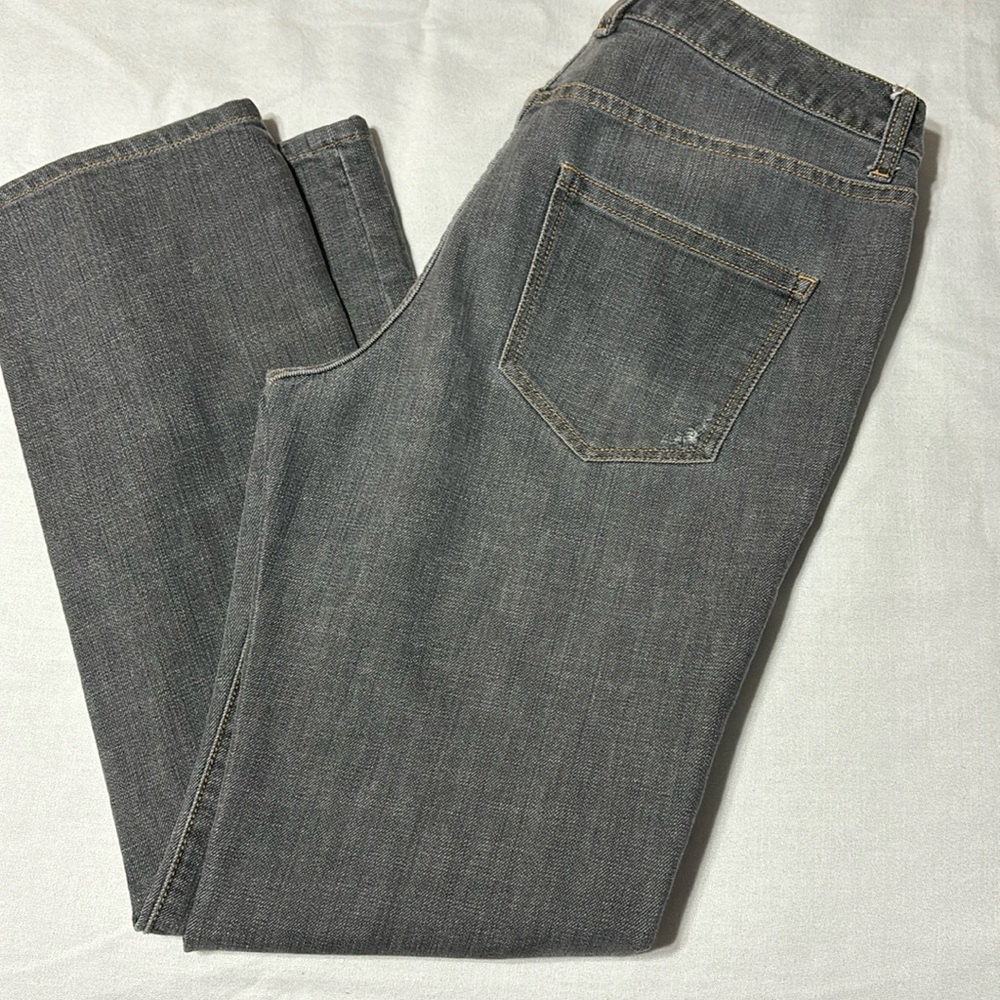 - Chicos platinum denim straight leg jeans